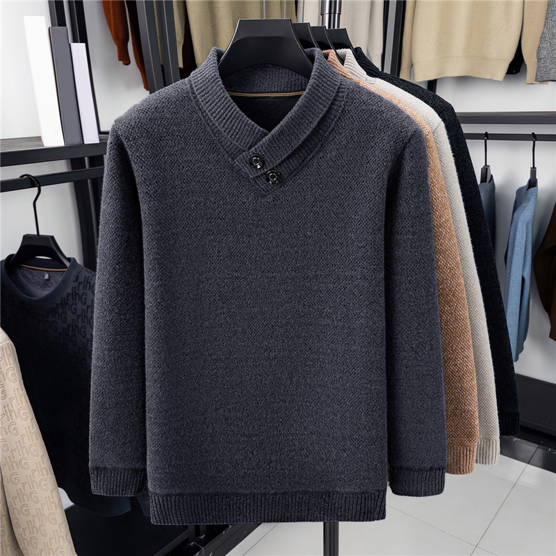 Limited-time 50% off⚡Men's Warm Knit Button-Front Cardigan