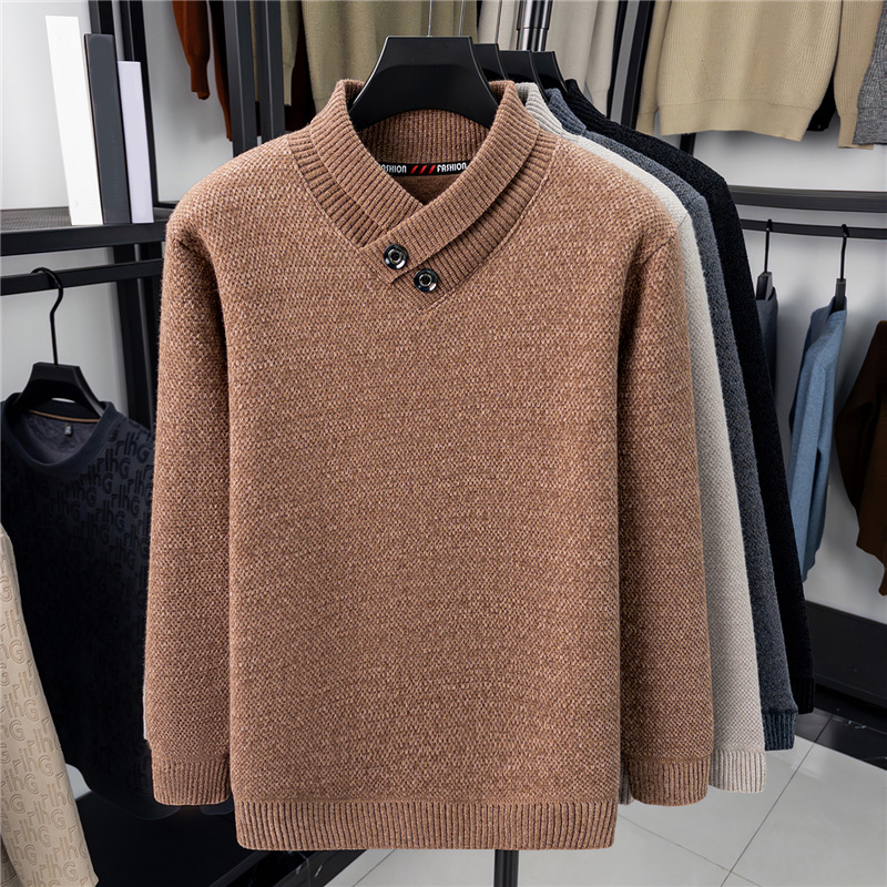 Limited-time 50% off⚡Men's Warm Knit Button-Front Cardigan