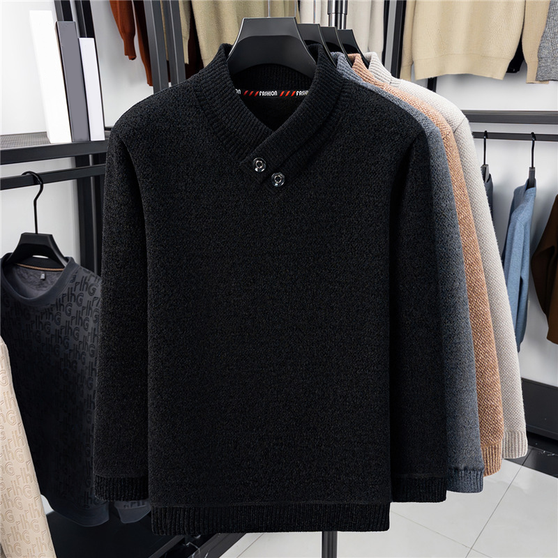 Limited-time 50% off⚡Men's Warm Knit Button-Front Cardigan