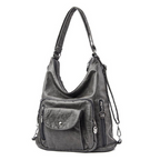 Women's Convertible Multi-Pocket Genuine Leather Shoulder Bag👜