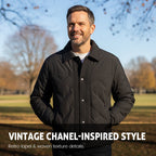 Men's Vintage Chic Warm Lapel Padded Coat✈️Free shipping