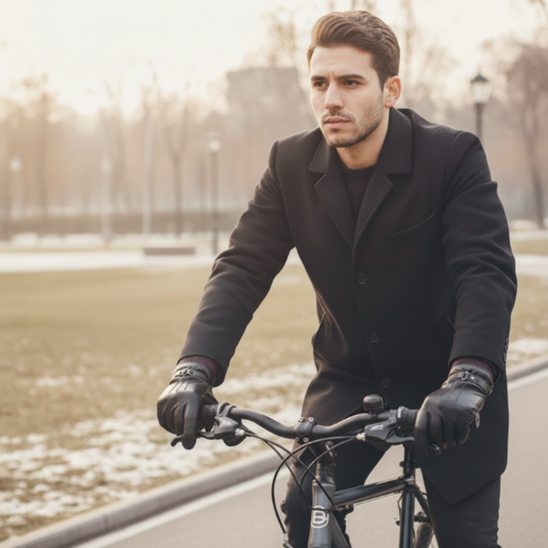 Today's Flash Sale⚡ Buy 2 Get 1 Free🎁Windproof Touchscreen Warm Leather Gloves