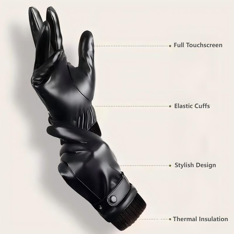 Today's Flash Sale⚡ Buy 2 Get 1 Free🎁Windproof Touchscreen Warm Leather Gloves