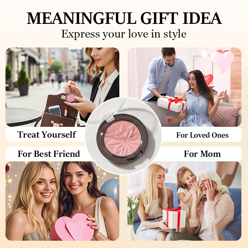 Today's Flash Sale⚡ Buy 1 Get 1 Free💖BelleGlow®Natural Finish Shimmering Face & Eye Powder