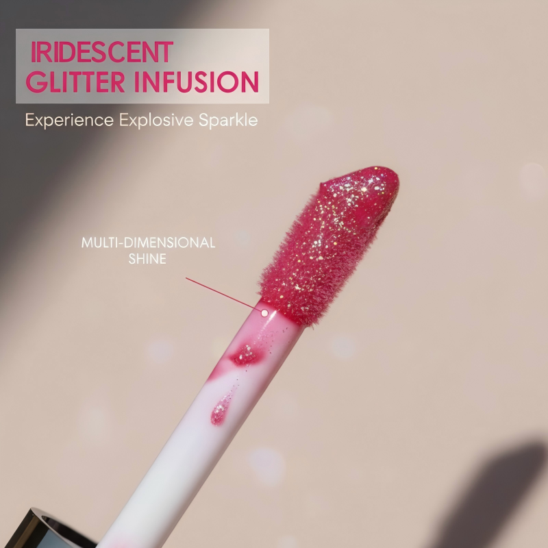 Today's Flash Deal: Buy 1 Get 1 Free⚡Long-Lasting Sparkling Glitter Lip Gloss