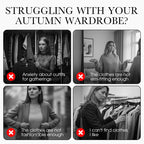 Women's High-Neck Tops & Wide-Leg Pants 2-Piece Set