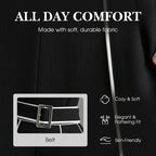 Women's High-Neck Tops & Wide-Leg Pants 2-Piece Set