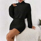 【Cumulative Sales: 99.99 million+】💥Women's Ruched Knit Bodycon Dress