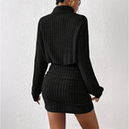 【Cumulative Sales: 99.99 million+】💥Women's Ruched Knit Bodycon Dress