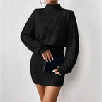【Cumulative Sales: 99.99 million+】💥Women's Ruched Knit Bodycon Dress