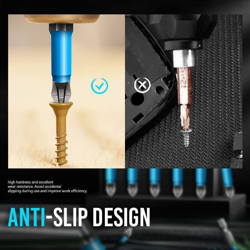 Anti-slip screwdriver head