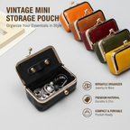 Vintage-inspired Mini Jewelry Box for Luxury Accessories Storage