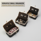 Vintage-inspired Mini Jewelry Box for Luxury Accessories Storage
