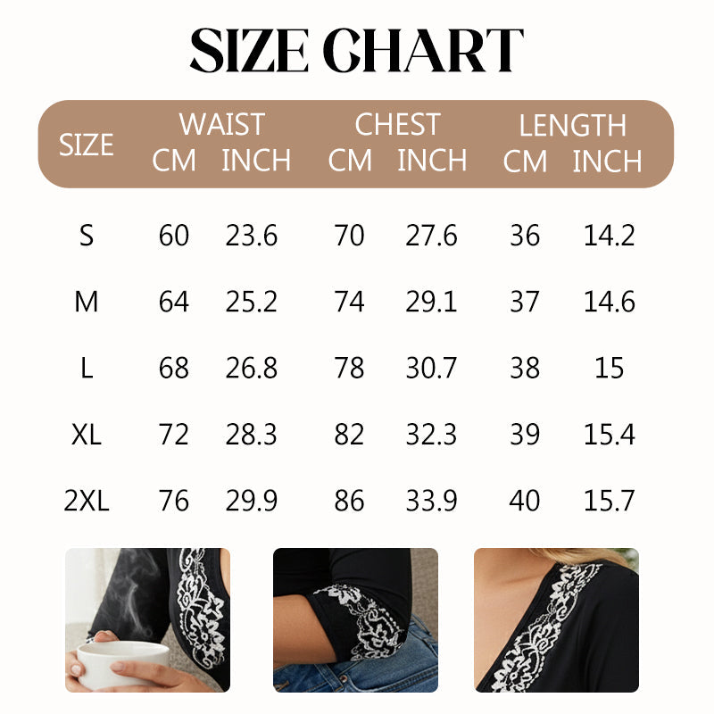 Women's Lace Shapewear Top with Front Hook Closure