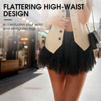 ✨🔥Women Lace Skirt Slip Ruffle Pleated Layered Y2k Flowy Mini Skirts Streetwear🎁