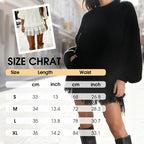 ✨🔥Women Lace Skirt Slip Ruffle Pleated Layered Y2k Flowy Mini Skirts Streetwear🎁