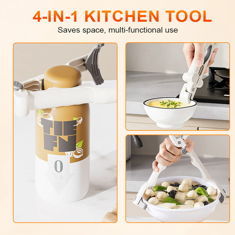 Today's 50% Off Flash Sale🎁4-in-1 Multi-Function Silicone Anti-Scald Bowl Clip