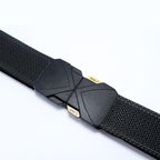 Men's Tactical Woven Belt with Quick-Release Buckle