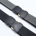 Men's Tactical Woven Belt with Quick-Release Buckle