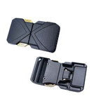 Men's Tactical Woven Belt with Quick-Release Buckle