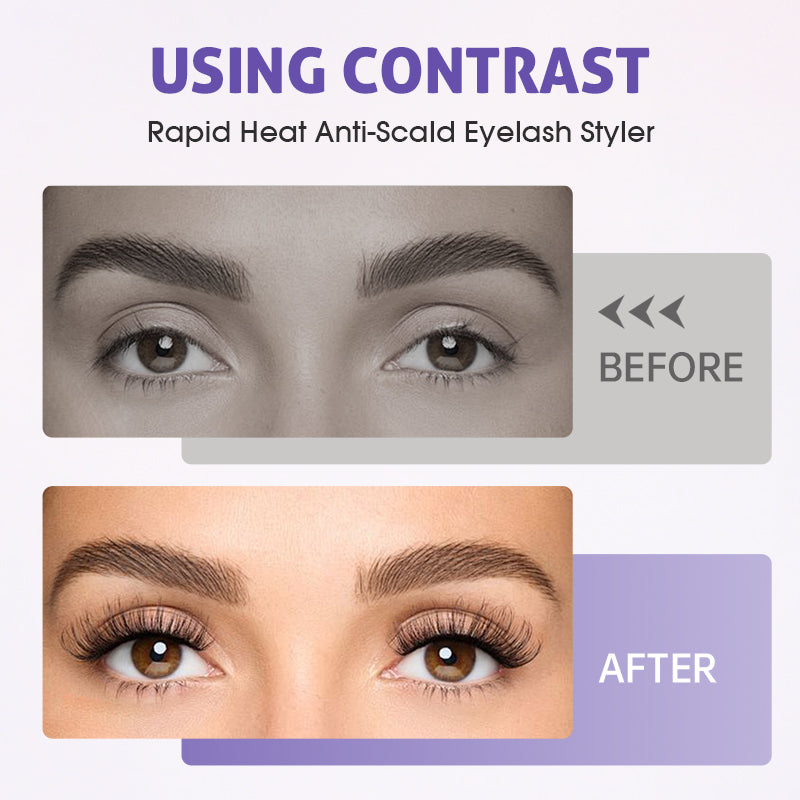Rapid Heat Anti-Scald Eyelash Styler-Damage-Free Lash Styling Quick-Acting Rechargeable Portable