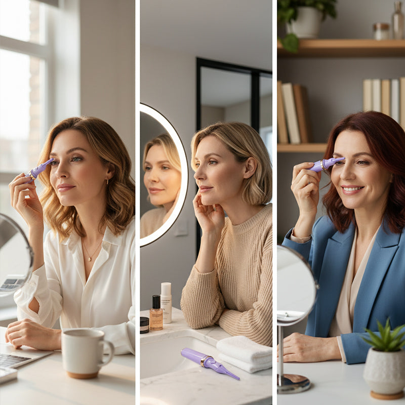 Rapid Heat Anti-Scald Eyelash Styler-Damage-Free Lash Styling Quick-Acting Rechargeable Portable