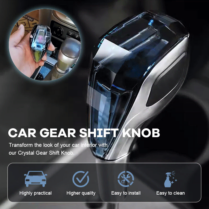 💥Today's Shock Price: 56% OFF🚗Universal Touch-Activated LED Clear Gear Shift Knob