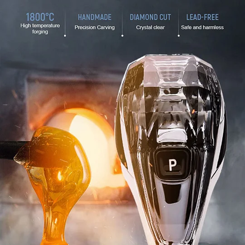 💥Today's Shock Price: 56% OFF🚗Universal Touch-Activated LED Clear Gear Shift Knob