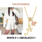 Women's Mock Neck Knit A-Line Mini Dress