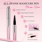 🥳2026 HOT SALE 49% OFF!🥳💞Buy 1 Get 1 Free!💝💫All-in-One Cat Eye Nail Gel Pen – Get a hypnotic cat-eye effect in one stroke! Magnetic gel, lasting shine, salon magic at home. 🖤🌌