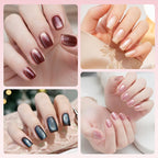 🥳2026 HOT SALE 49% OFF!🥳💞Buy 1 Get 1 Free!💝💫All-in-One Cat Eye Nail Gel Pen – Get a hypnotic cat-eye effect in one stroke! Magnetic gel, lasting shine, salon magic at home. 🖤🌌