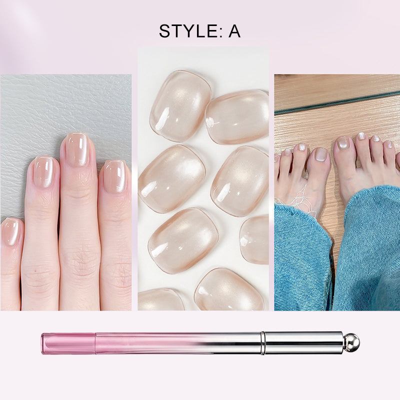 🥳2026 HOT SALE 49% OFF!🥳💞Buy 1 Get 1 Free!💝💫All-in-One Cat Eye Nail Gel Pen – Get a hypnotic cat-eye effect in one stroke! Magnetic gel, lasting shine, salon magic at home. 🖤🌌