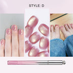 🥳2026 HOT SALE 49% OFF!🥳💞Buy 1 Get 1 Free!💝💫All-in-One Cat Eye Nail Gel Pen – Get a hypnotic cat-eye effect in one stroke! Magnetic gel, lasting shine, salon magic at home. 🖤🌌