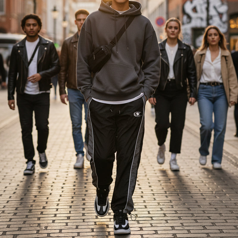 🔥HOT SALE 60% OFF🔥Men's Quick-Dry Athletic Track Pants with Side Stripes