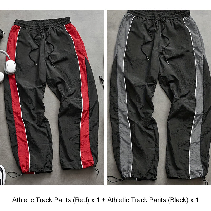 🔥HOT SALE 60% OFF🔥Men's Quick-Dry Athletic Track Pants with Side Stripes