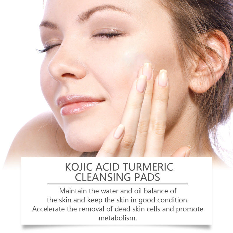 Kojic Acid & Turmeric Brightening Cleansing Pads