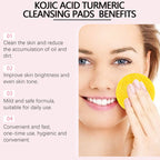 Kojic Acid & Turmeric Brightening Cleansing Pads