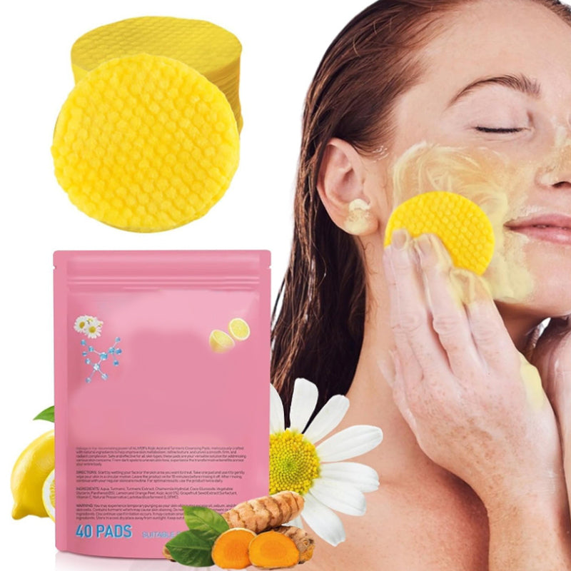 Kojic Acid & Turmeric Brightening Cleansing Pads