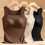 Women’s Thermal Tank Tops with Built-In Bra