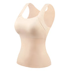 Women’s Thermal Tank Tops with Built-In Bra