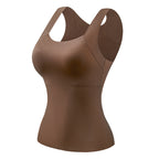 Women’s Thermal Tank Tops with Built-In Bra