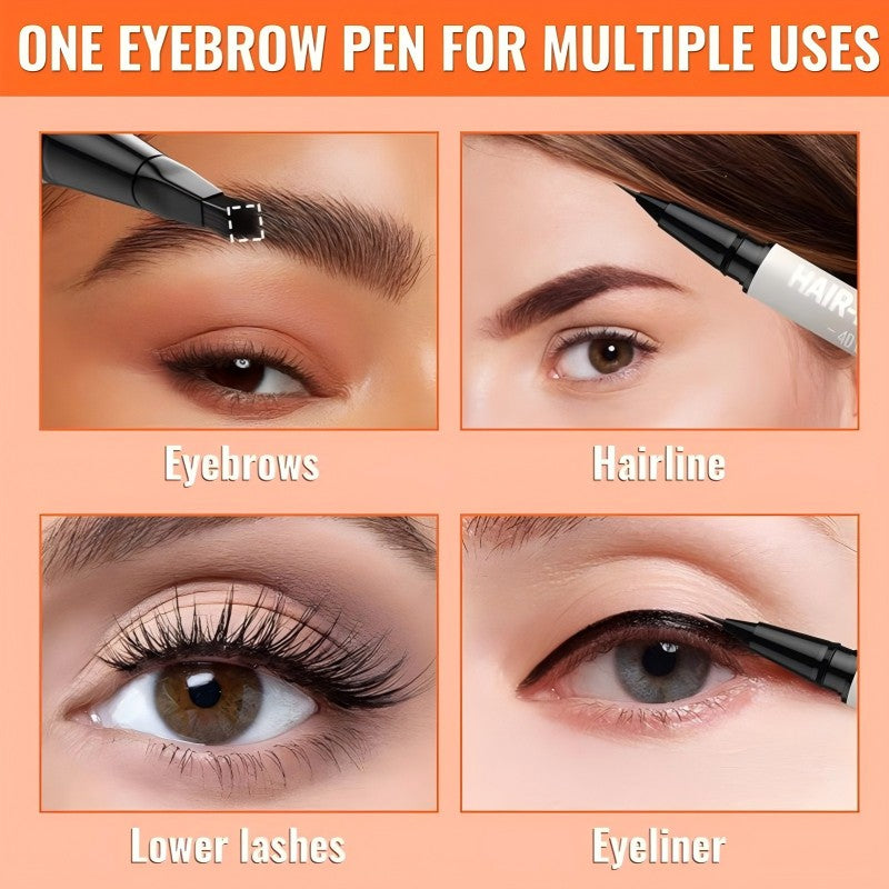 🔥50% OFF-Buy 1 Get 1 Free 💥Waterproof & Smudge-Proof Brow Pen👁️‍🗨️