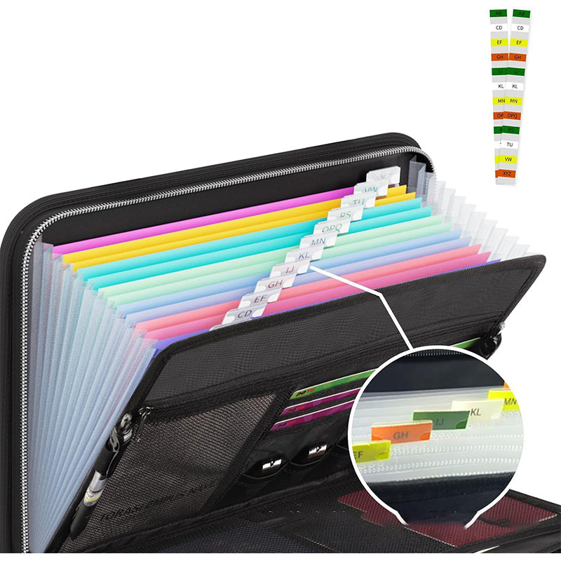 Fireproof Accordion File Folder with Handle