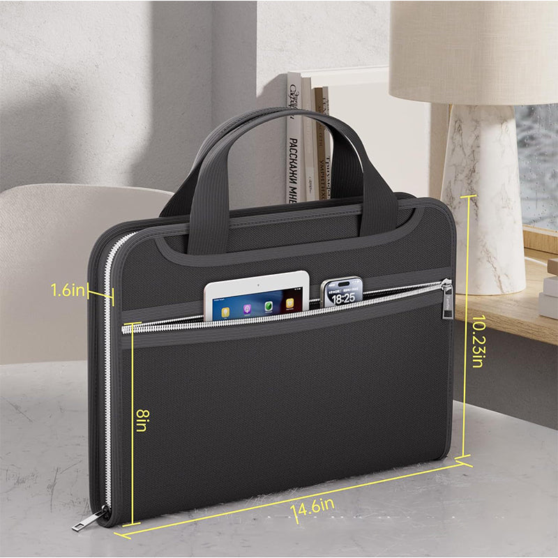 Fireproof Accordion File Folder with Handle