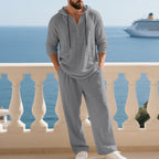 ⏳Time-Limited Special⏰Men's Hooded Casual Loose Top & Pants 2-Piece Set