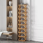 IKEA Durable Folding Solid Wood Shoe Rack