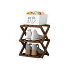 IKEA Durable Folding Solid Wood Shoe Rack