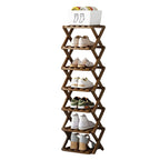IKEA Durable Folding Solid Wood Shoe Rack