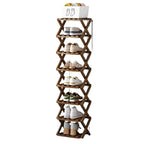 IKEA Durable Folding Solid Wood Shoe Rack