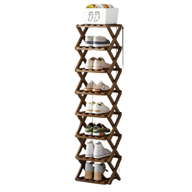 IKEA Durable Folding Solid Wood Shoe Rack